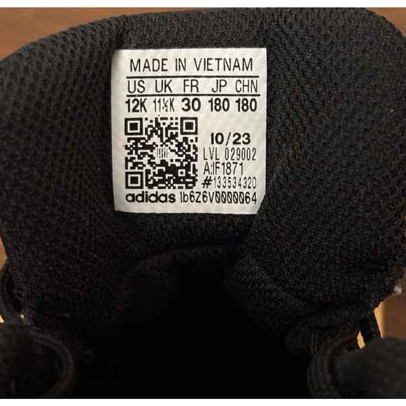 Adidas AE 1 (GS) Anthony Edwards with Love Sneakers Shoes Boys IF1871 Size 12K - Picture 10 of 10